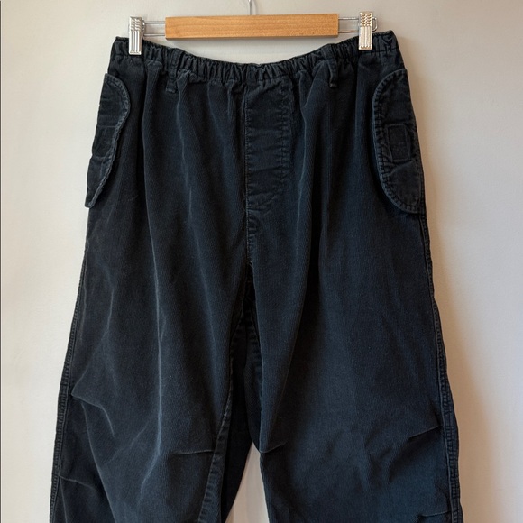 BDG Urban Outfitters Corduroy Baggy Balloon Pant Washed Black Medium - Picture 4 of 11
